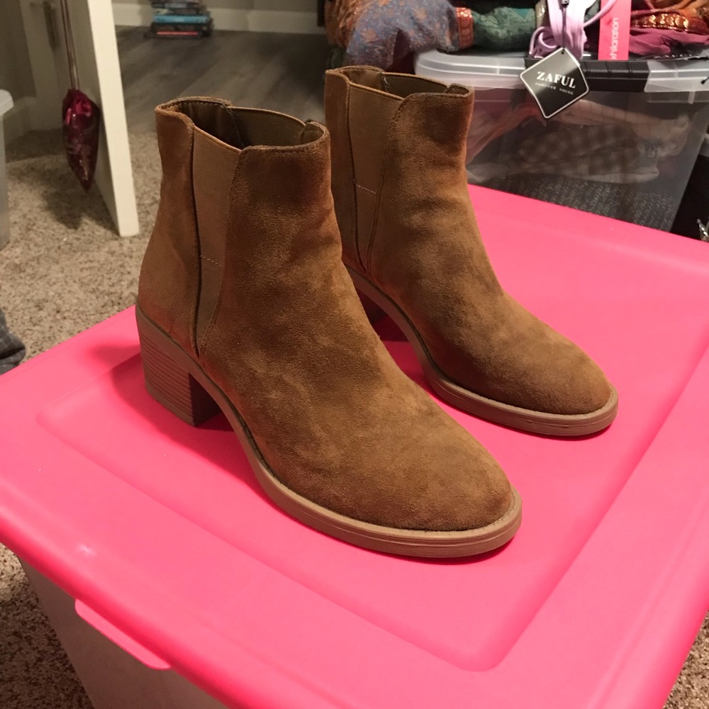 Tan Suede Boots